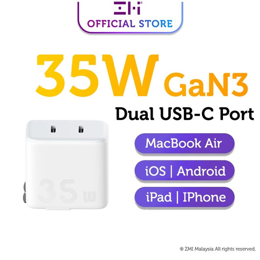 ZMI GaN3 Charger 35W (2C) White