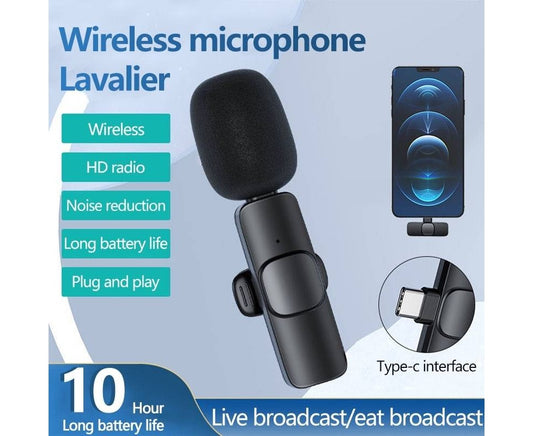 K8 Wireless Microphone For Mobile Type-C & Lightning