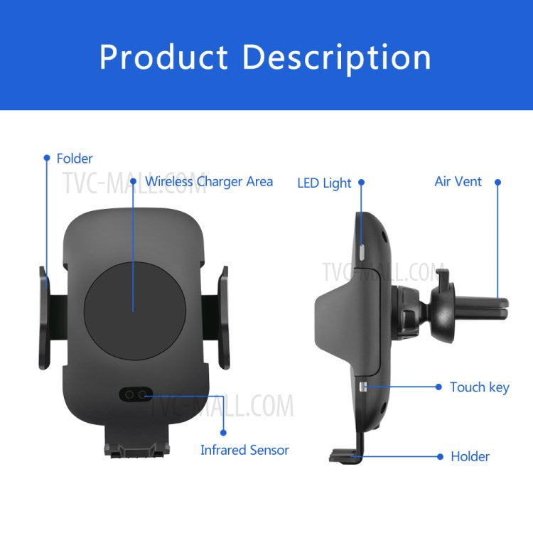 Car Wireless Fast Charger c9