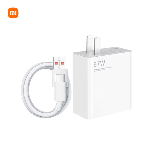 Xiaomi 67W Fast Charger and 6A USB Type C Charging Cable Set