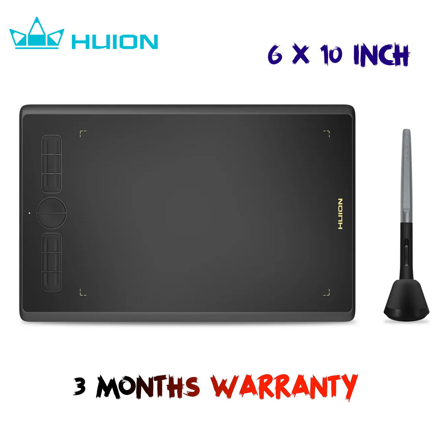 HUION Inspiroy H610X 10x6 inch Large Graphics Tablet