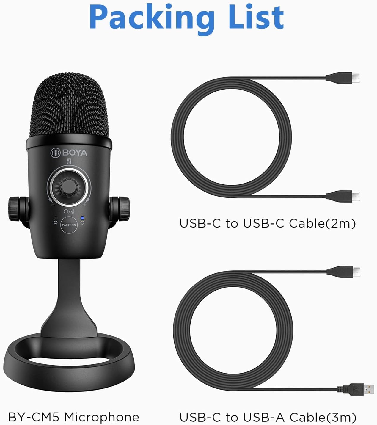 Boya BY-CM5 Desktop USB Microphone