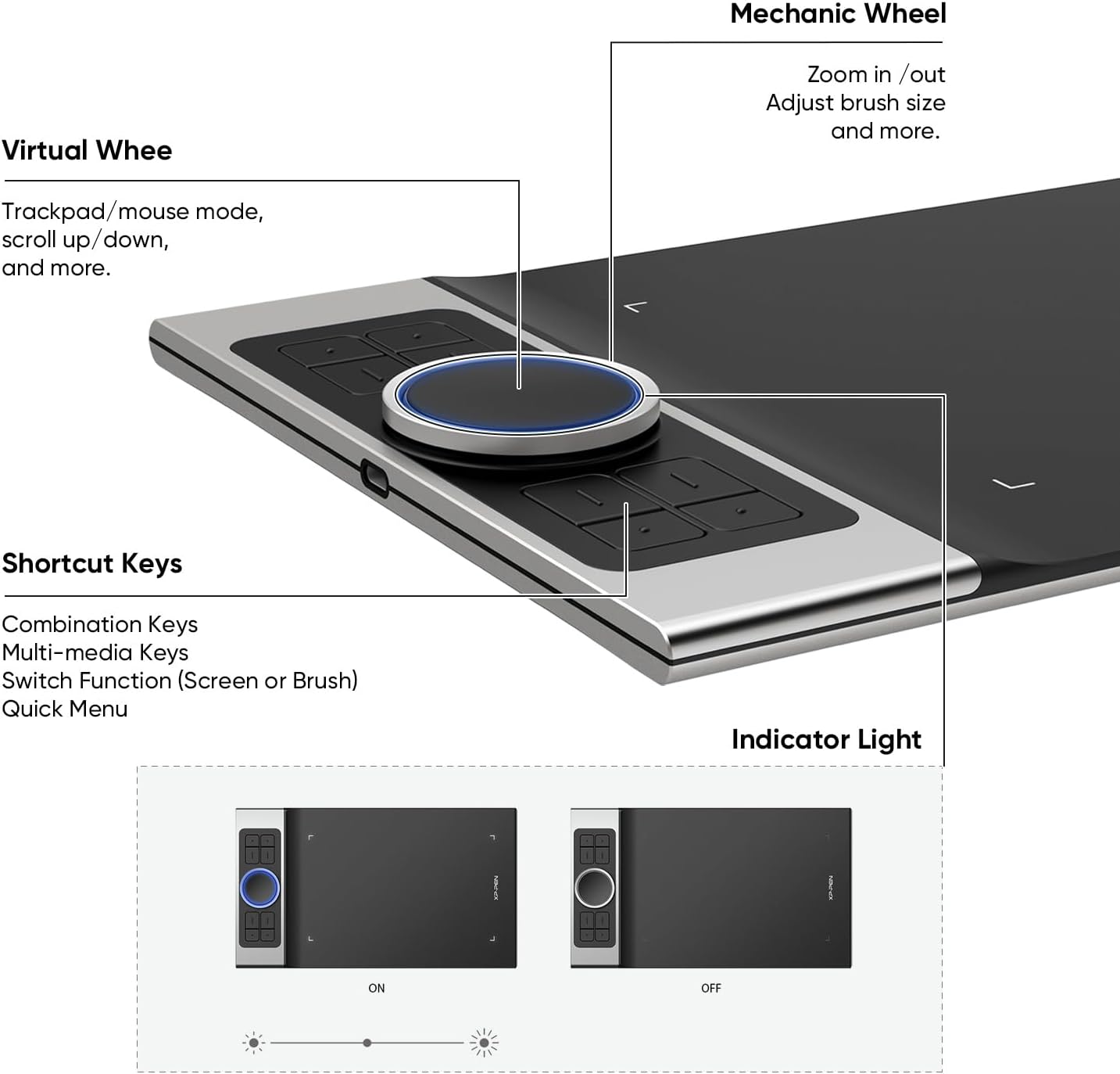 XPPen Deco Pro Medium Graphics Drawing Tablet