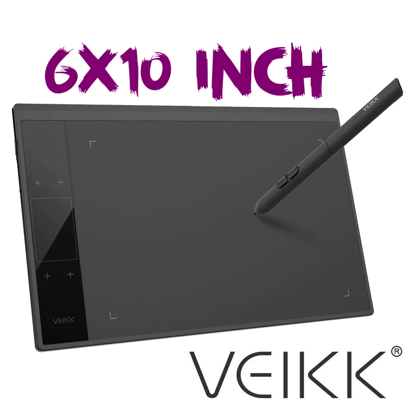 VEIKK A30 Drawing Tablet 10x6 Inch Graphics Tablet