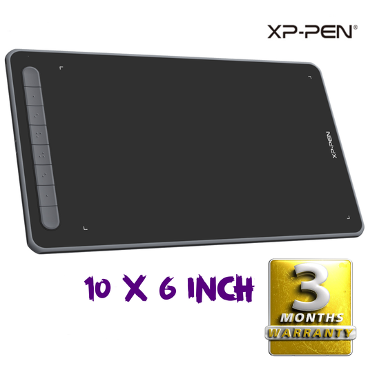 XPPen Deco L Drawing Tablet- 10x6” Computer Graphic Tablet with Updated Battery-Free X3 Digital Stylus