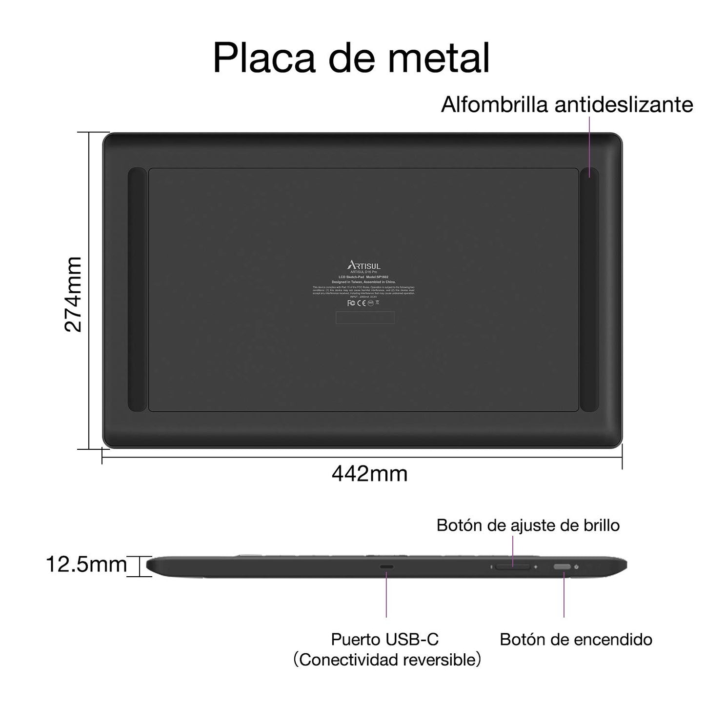 Artisul D16 Pro 15.6-Inch Pen Display with Screen 15.6 Inch Full-Laminated Graphic Monitor