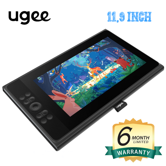 ugee 11.9" inch UE12 PLUS Drawing Tablet with Screen