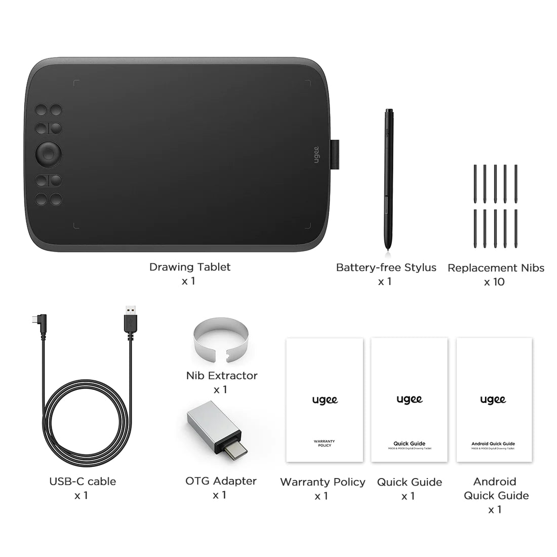 Ugee M908 Drawing Tablet