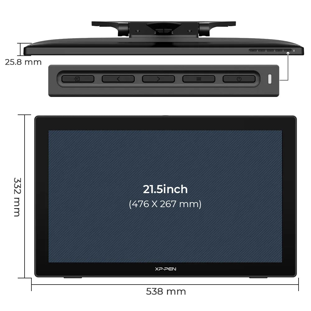 XPPen Artist 22 (Gen 2) Drawing Tablet with Screen 21.5inch Display Graphics Tablet