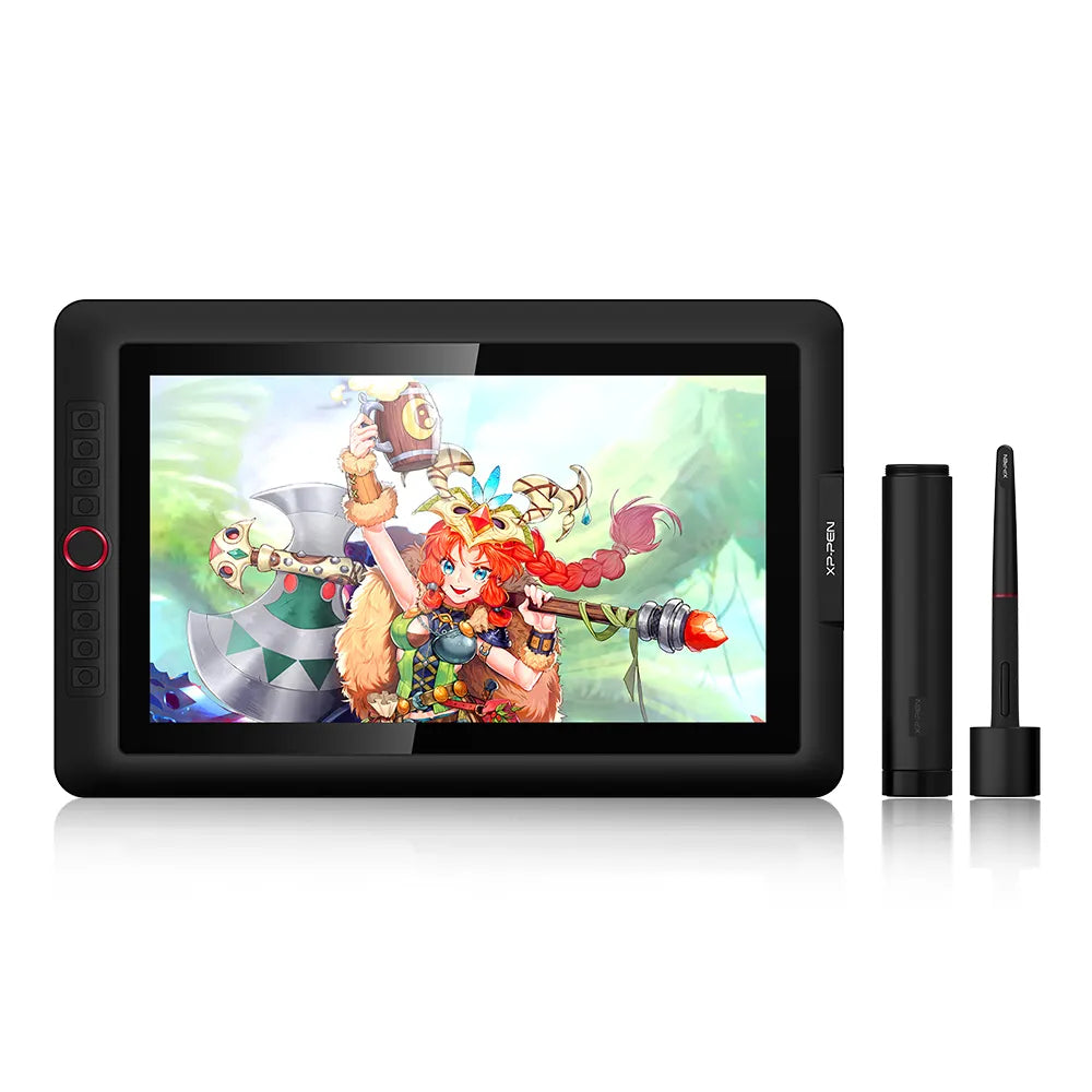 XPPen Artist 15.6 Pro 15.6" Drawing Tablet with Screen Graphics Tablet Full-Laminated Red Dial