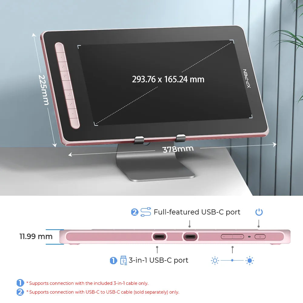 XPPen Artist 13 (Gen 2)  Drawing Tablet with Screen , Full Laminated 13.3 inch IPS Screen