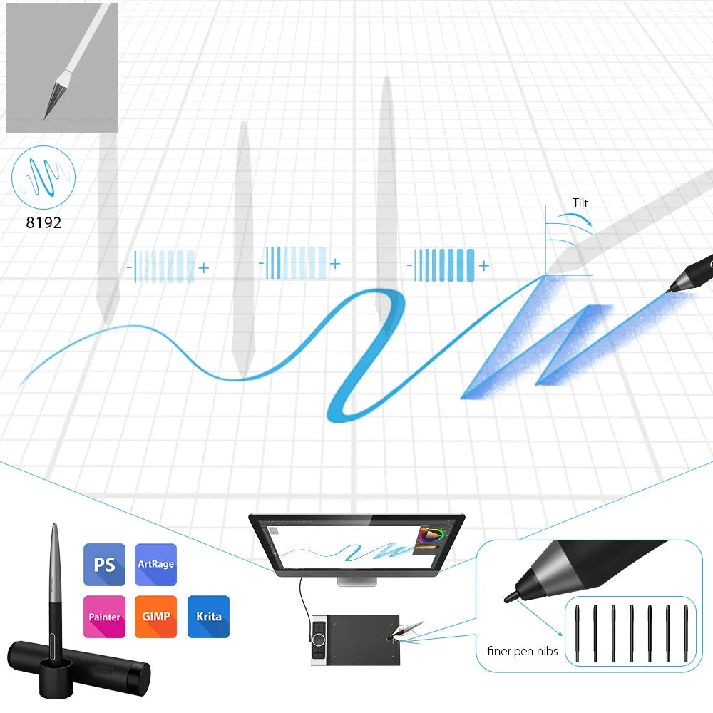 XPPen Deco Pro Small Graphics Drawing Tablet